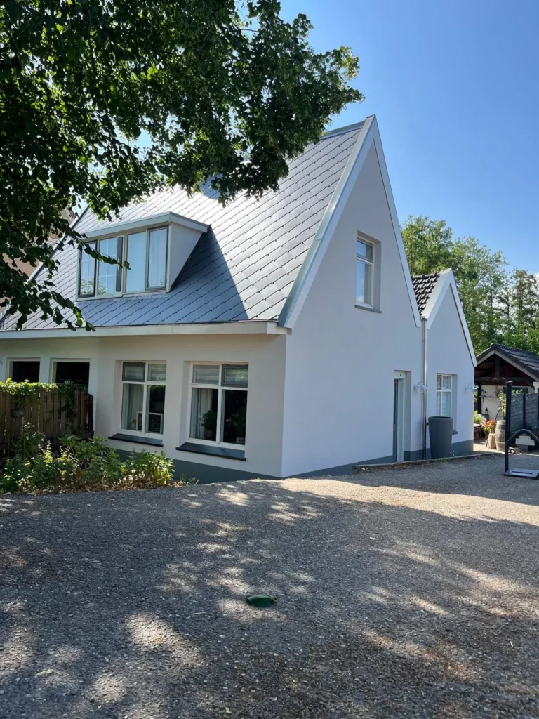 Buitenmuur stucen bleiswijk